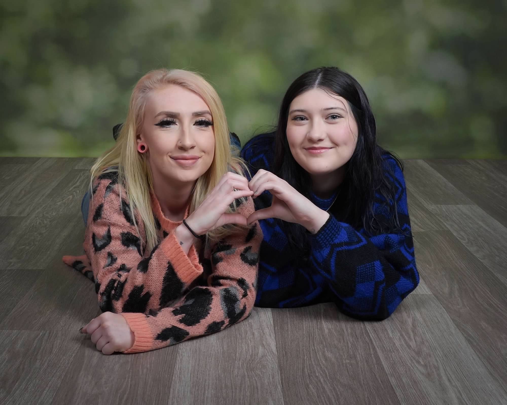 Katie and Olivia, owners of Ace of Maids